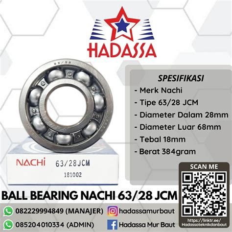 Ball Bearing Nachi Per Jcm Hadassa