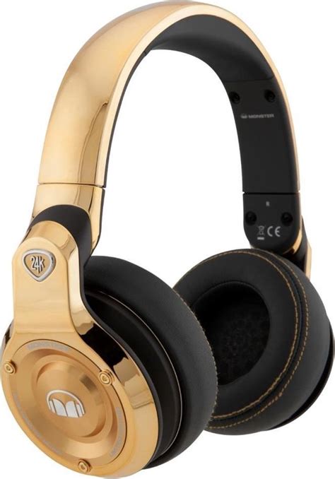 Monster Ncredible Npulse Over Ear Headphones 24k Gold