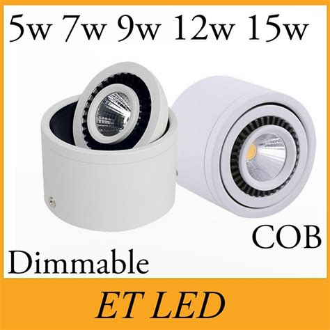 W W W W W Cob Dimmable Led Downlights Surface Mounted Led