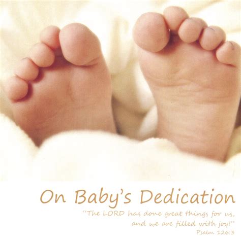 On Baby S Dedication Single Card Free Delivery When You Spend