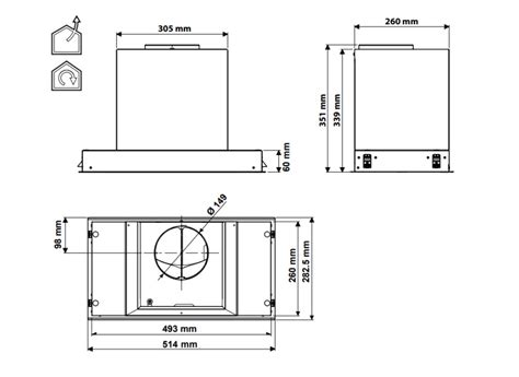 ELICA HIDDEN ADVANCE BL MAT A 52