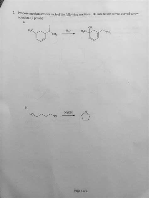 Solved Propose mechanisms for each of the following | Chegg.com 
