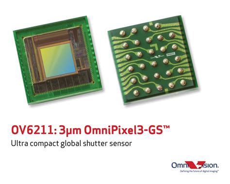 Omnivision Unveils Ultra Compact Global Shutter Sensor For Computer