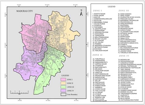 Madurai District Map