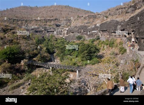 Ajanta caves. Maharashtra. India Stock Photo - Alamy