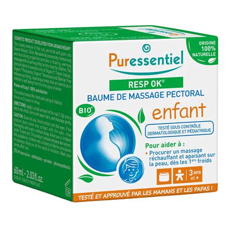 Baume De Massage Pectoral Enfant Resp OK 60ml Pharmazon