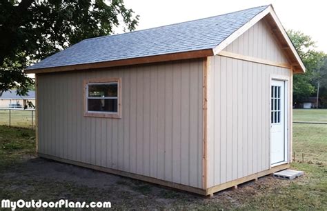 DIY 12x20 Shed Plans | MyOutdoorPlans