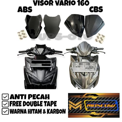 Hitam Visor Vario Cbs Visor Vario Abs Hond