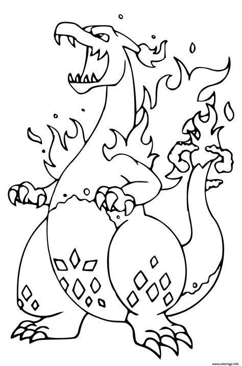 Dessin Dracaufeu Vmax A Imprimer Dracaufeu Vmax Hexadron V Gorythmic