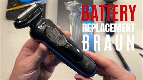 Braun Shaver Series Disassembly Battery Replacement Youtube