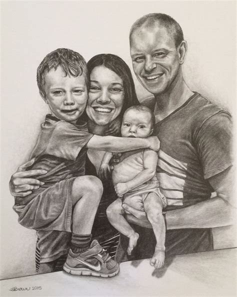 Family Portrait Drawing at PaintingValley.com | Explore collection of ...