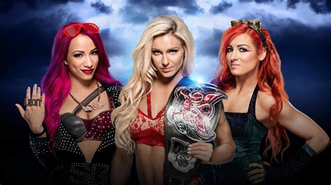 Divas Champion Charlotte Vs Becky Lynch Vs Sasha Banks Triple Threat