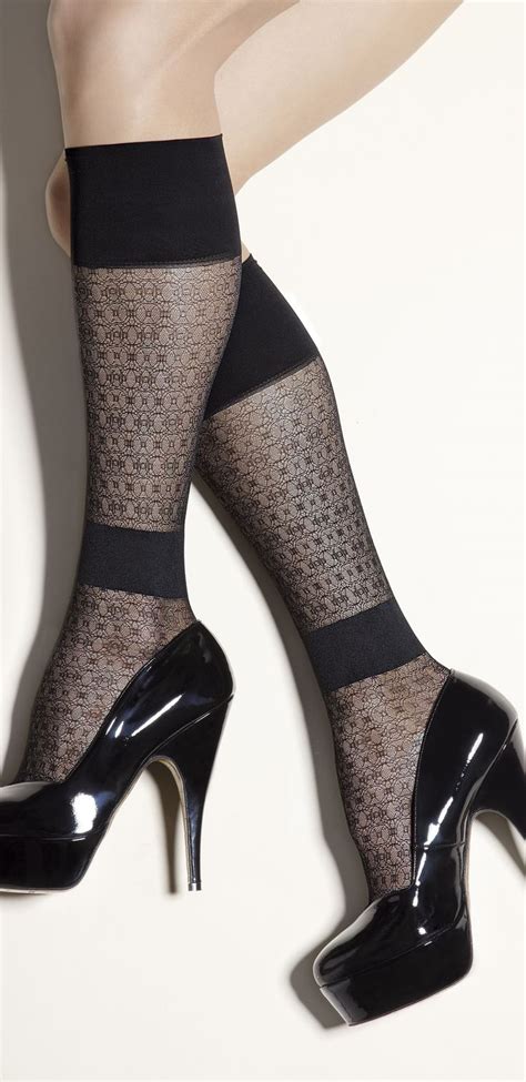 Gaspard Yurkievich By GERBE Mi Bas BRACELET Knee Highs Heels