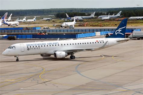 Montenegro Airlines O Aob Embraer Erj Lr Anna Zvereva Flickr