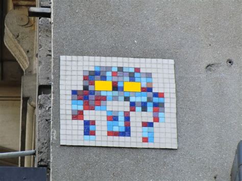 Invader Paris France PA 515 12eme 20pts Invader Paris Art Paris