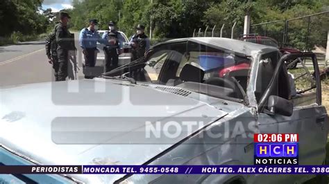 7 Personas Resultan Heridas En Accidente Vial En Carretera Salida A Olancho Youtube