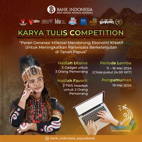 BI Papua Barat Gelar Lomba Karya Tulis Jurnalistik Dorong Perkembangan