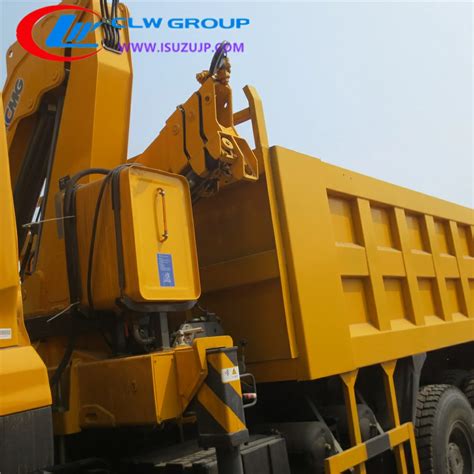 Dfac Ton Dump Truck With Crane For Sale Kenya