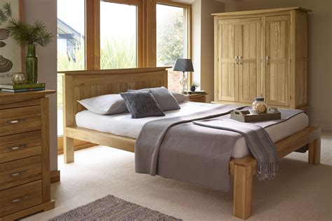 The Tokyo Natural Solid Oak Range From Oak Furniture Land Oak Bed Frame King Bedroom