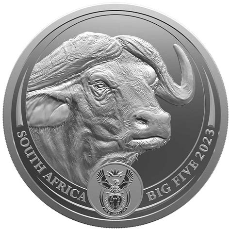 Big 5 Africa Cape Buffalo Bullion Coin 2023 South African Mint Agaunews