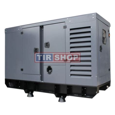 Générateur de courant diesel triphasé insonorisé 77 kVA 62 kW