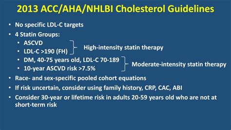 Ppt New U S Lipid Guidelines The Good And Bad Powerpoint