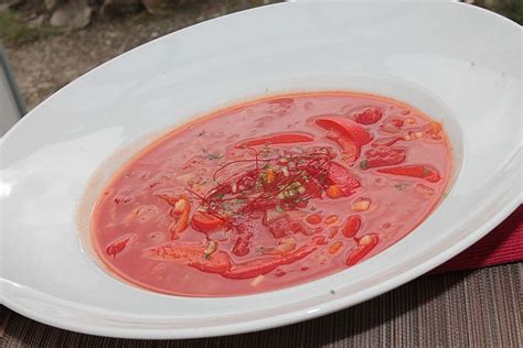 Einfache Paprika Tomaten Suppe Von Elanda Chefkoch De