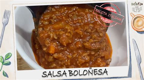 Salsa BoloÑesa Italiana Original Super Facil Ragu Alla Bolognese Receta De La Abuela 4k Hd Youtube