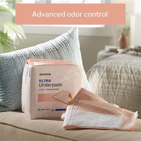 McKesson Ultra Underpads Adult Incontinence Bed Pads Chux Disposable