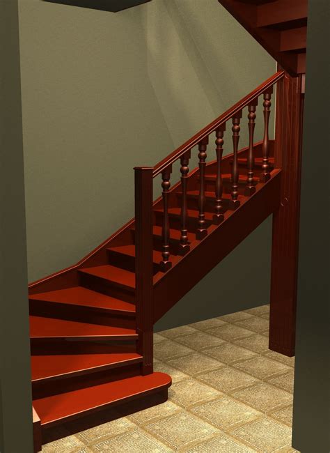 Stair Tutorial 3d Model Cgtrader