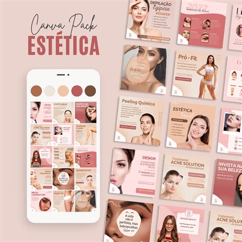 Canva Pack Estética Josy Santos Hotmart