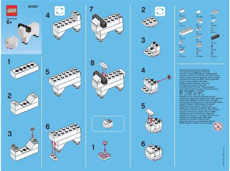 View LEGO® instruction 40064 Lamb - LEGO instructions and catalogs library