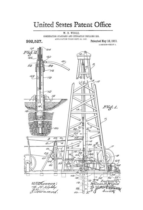 Drilling Rig Drawing at PaintingValley.com | Explore collection of ...