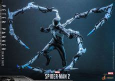 Spider Man 2 Video Game Masterpiece Akční Figurka 1 6 Peter Parker Black Suit 30 cm Hot Toys