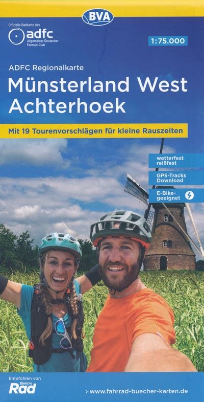 Fietskaart Adfc Regionalkarte M Nsterland West Achterhoek Bva