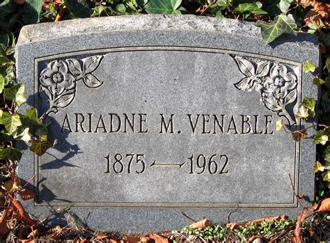 Ariadne Miller Venable 1875 1962 Mémorial Find a Grave