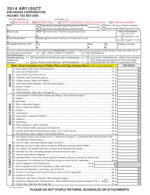 Fillable Online Dfa Arkansas 2014 AR1100CT Dfa Arkansas Fax Email