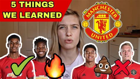 Manchester United 5 Things We Learned This Season Youtube