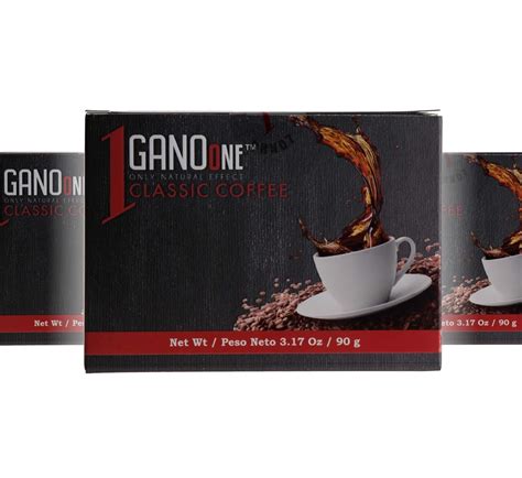 Ganoone Instant Classic Black Coffee With Ganoderma Reishi Mushroom