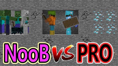 Noob Vs Pro Minecraft Youtube