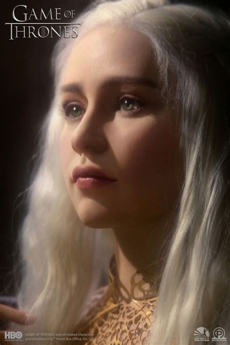 1 1 Scale Life Size Bust Daenerys Mother Of Dragons Game Of Thrones 1