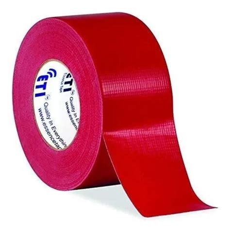 Red 25 Meter Long 1 2mm Thick Plain Single Side Acrylic Adhesive Foam