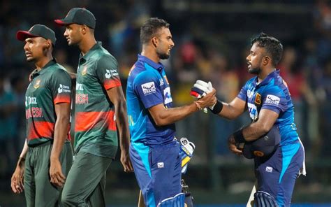 SL Vs BAN Head To Head Records In T20Is Cricket One OneCricket