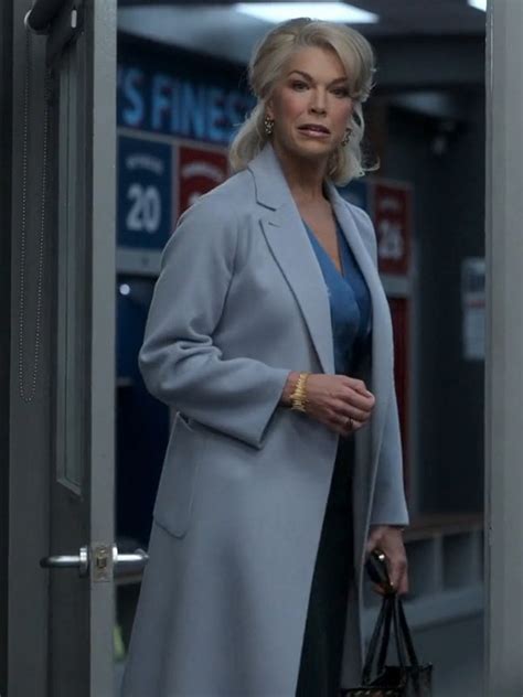 Ted Lasso S Hannah Waddingham Grey Coat Movie Jackets