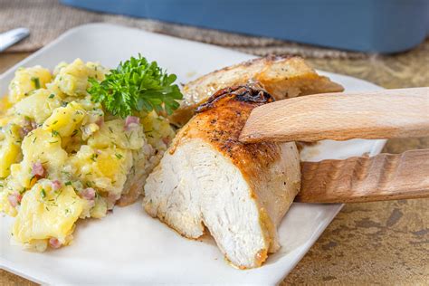 Hähnchenbrust im Backofen zubereiten Rezept eat de