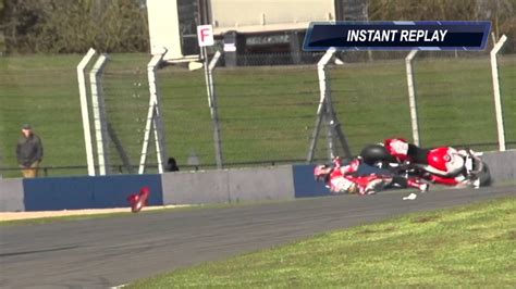 RAW FOOTAGE Kiyonari S Donington Park Testing Crash YouTube