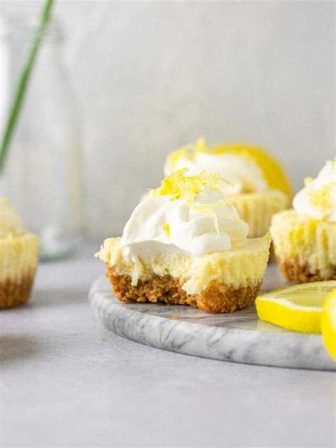 Mini Lemon Cheesecakes Ginger Snaps Baking Affairs