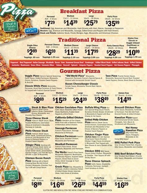 Franco's Pizza Menu Buffalo Ny Shop | head.hesge.ch