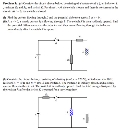 Solved Problem 3 A Consider The Circuit Shown Below Chegg