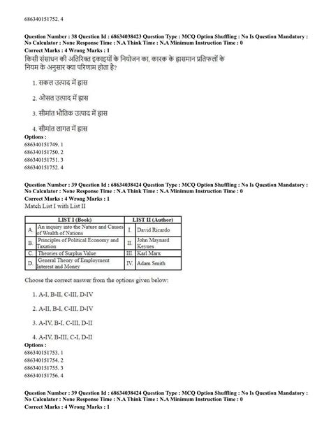 CUET PG 2023 COQP10 Economics Eng Shift 2 25 06 2023 Question